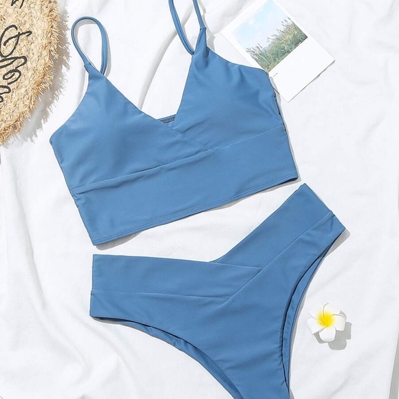 Dark green V neck bikini swim suit sexy Cheeky beach - Picture 10 of 16